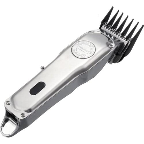 Hair Trimmer Men Hair Clipper Professional LCD Digital Rechargeable Stainless steel Hair Cutting Tool with 4 Limit Comb EU Plug