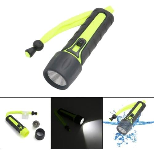 10 Meters Dive Underwater 1200LM Q5 LED Waterproof Diving Flashlight Torch Lamp Light Lanterna With Tail Rope