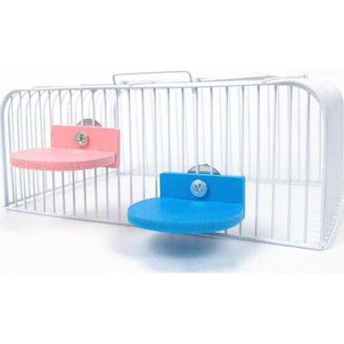 Legendog Small Animal Platform Practical Hamster Parrot PVC Stand Platform Hamster Cage Shelf Bird Toy Funny Training Toys