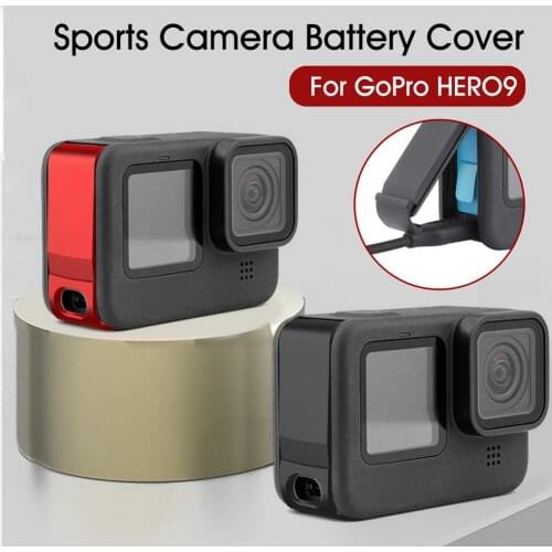 For GoPro Hero 9 Rechargeable Side Protective Cover Battery Lid For GoPro Hero9 Sports Camera Dustproof Battery Lid Door Cover