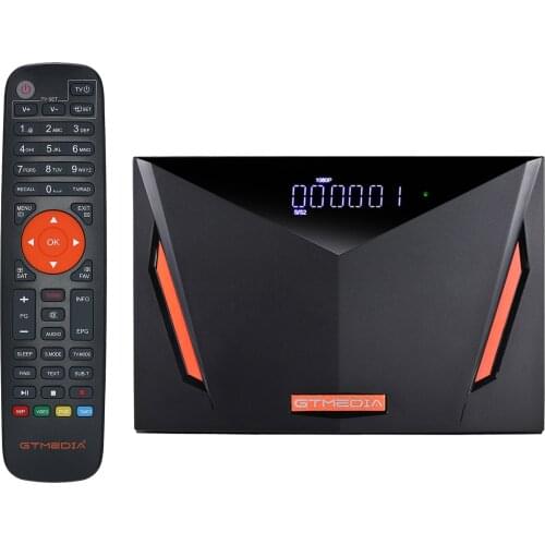 Gtmedia V8 UHD satellite receiver Builtin wifi support T2-MI H.265 DVB-S S2 S2X + DVB-T T2 Cable ATSC-C ISDBT Combo tv box