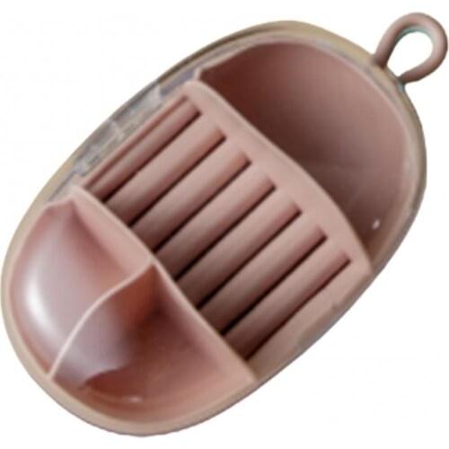 50%HOT Transparent Jewelry Box Portable Multi-grid Ring Organizer Earring Container