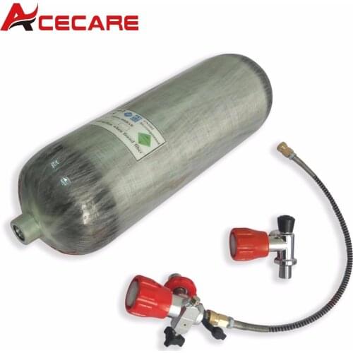AC290111 Avevare 9L DOT Carbon Fiber PCP Cylinder Paintball Tank With Valve&Filling Station Airsoft Airforce Condor Scuba Rifle