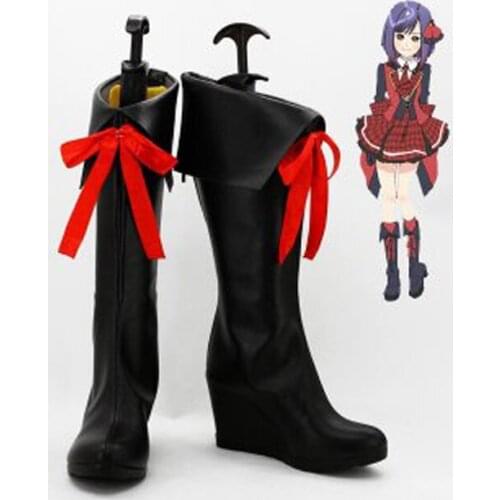 AKB0048 Atsuko Katagiri Atsuko Maeda 13th Cosplay Shoes Boots For Adult Womens High Heels Cosplay Boots Custom Made