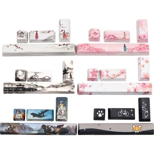 Space PTB Keycap Five-sided Sublimation Customized Keycap OEM Configuration Personalized For Mechanical Keyboard Keycap