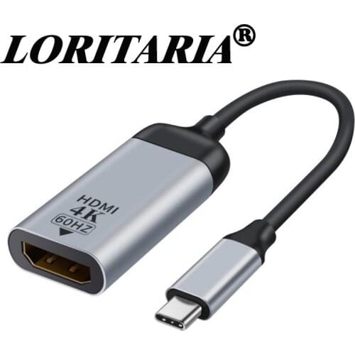 USB Type C to Mini DP/ VGA Adapter Cable 4K 60HZ Type-C to HDMI Compatible Converter Audio Cable for PC TV Phone MacBook