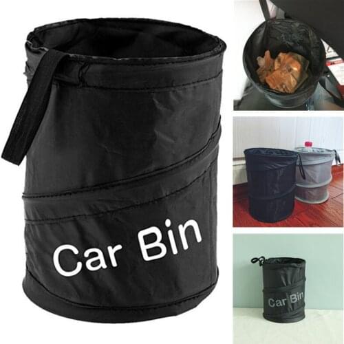 New Wastebasket Car Trash Can Folding Litter Container Car Garbage Bin/Bag Waste Bins Household Cleaning Tools Auto Accessories