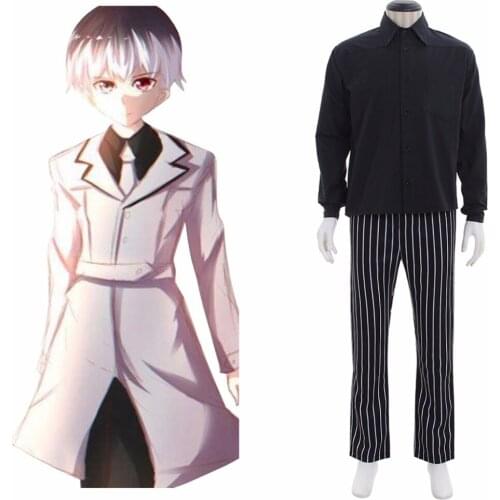 Cosplaydiy Tokyo Ghoul 3 Cosplay Costume Adult Mens Womens Halloween Shirt Pants L0516