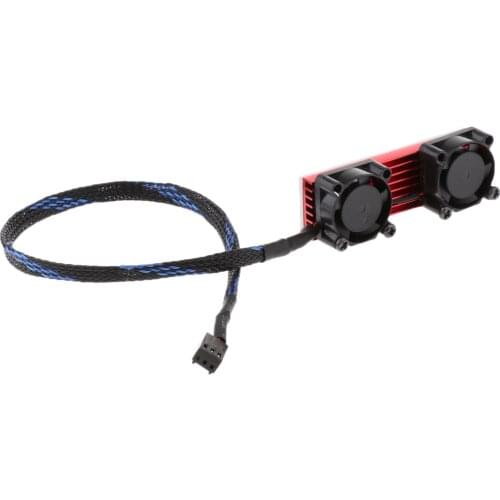 M.2 NVMe Heatsink, SSD Solid State Drive Cooler Fans - 25mm, with Thermal Pad Cooling Fin, 3 Pin Power Supply