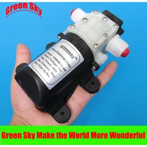 Max pressure 145PSI 4L/Min DC 45W mist fog spray maker sprayer pump 12v