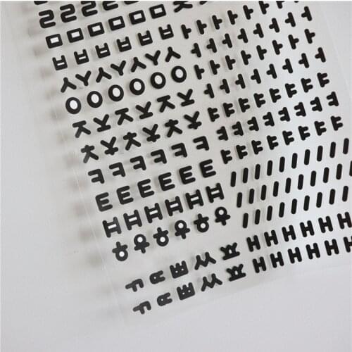 Candy Color Korean Stickers Creative Girl Heart Hand Account DIY Collage Material Planner Notebook Journal Decoration Stationery