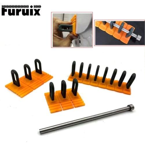 New Auto Body Kits Yellow Color Glue Tabs Pulling Tabs Paintless Dent Removal Puller Tabs Dent Repair Tools Set