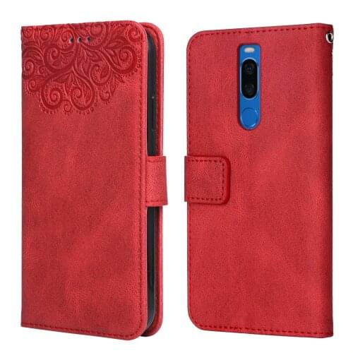 Flower Case Luxury Leather Case for Meizu M8 Flower Wallet Flip Phone Case for Meizu M 8 Case Card Slot Funda