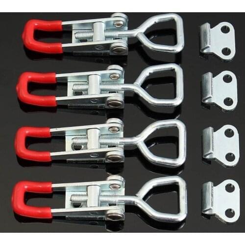 Hand Tool Toggle Clamp Antislip Red Horizontal Door Bolts Type Quick Clamp Quick Release Tool SP99