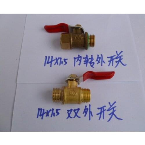 Vidric Agricultural garden fight drugs plunger pump sprayer single head male ball valve joint joint inner and outer wire 14mm sw