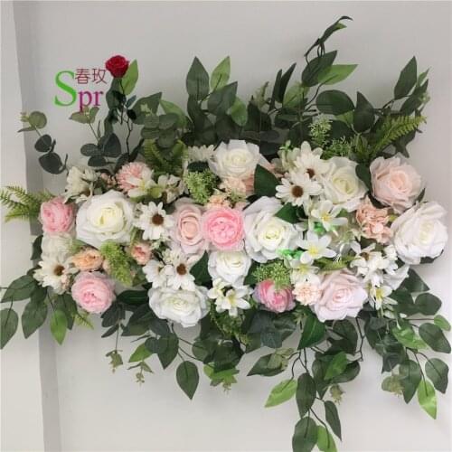SPR silk arch flower wholesale wedding rose flower arch flower