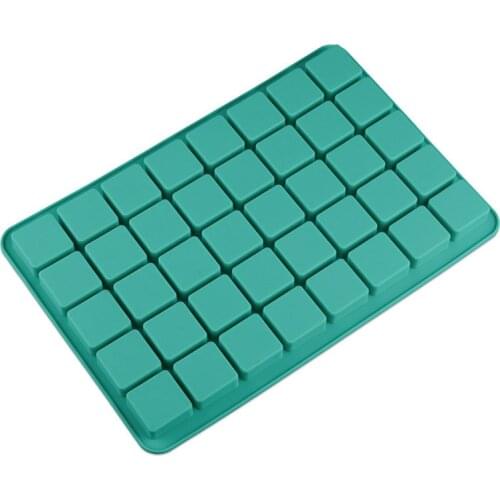 Chocolate Silicone Mold 40 Hole Square Food Grade Silicone Ice Cube Mold Cake Decorating Tools Kitchen Baking Accessories