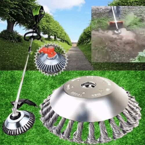 Steel Wire Grass Trimmer Head Brush Cutter Fit Most Weed Trimmer Machine Weed Puller Tool Garden Decoration Outdoor Dropshipping