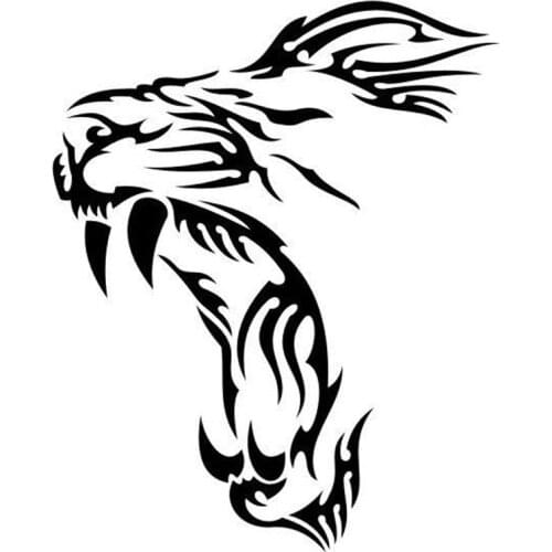 Roaring tiger personalized car sticker cross country diesel vehicle motorcycle auto parts exterior decoration car fun Decal PVC