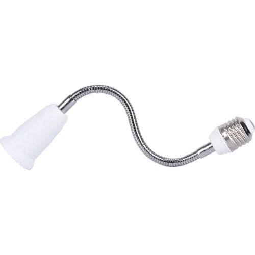 Hot New E27 30cm Lamp Extender Flexible Extension Adapter E27 To E27 Light Bulb Lamp Holder 1PC