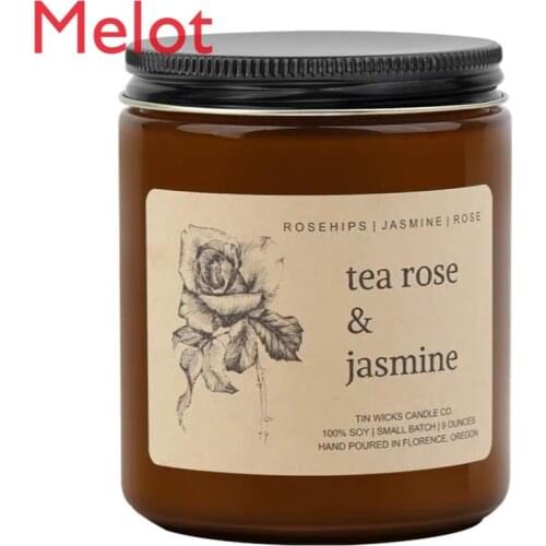 Upscale Retro Niches Candle Handle Romantic Indoor Decoration Soothing Candle Home Decoration Valentines Day Decoration