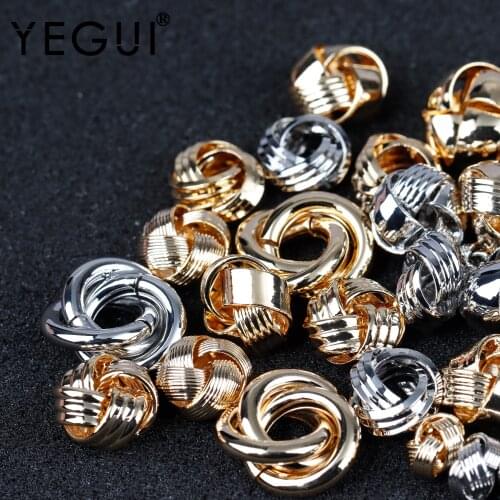 YEGUI M916,jewelry accessories,18k gold plated,copper metal,rhodium plated,hand made,jewelry making,diy earrings,10pcs/lot