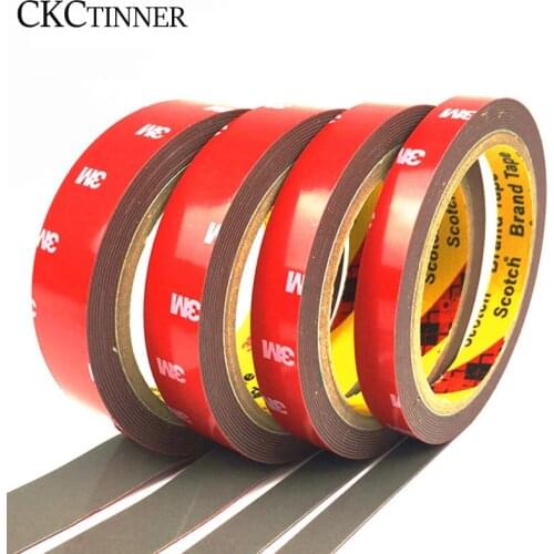 1 Rollo 3 M HBV 4229P adhesive foam acrylic, doble -faced mounting strap with high strength elige ancho free