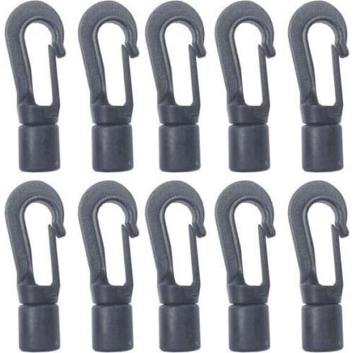 10Pcs Shock Bungee cord Hooks For Kayak Bungee Paddle Leash / Accessory