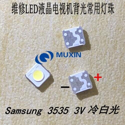 5000PCS LED FOR SAMSUNG High Power LED 3v 1W 3537 3535 100LM Cool white SPBWH1332S1BVC1BIB LCD Backlight for TV Application