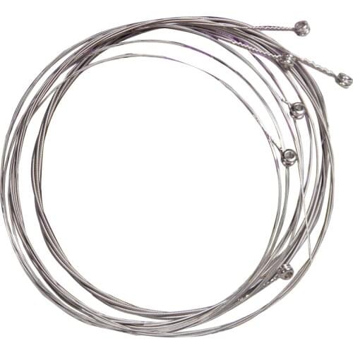 FLOFAIR Instrument Accessories Metal Electric Guitar Strings Instrument Accessories 123456# Complete Set of Strings