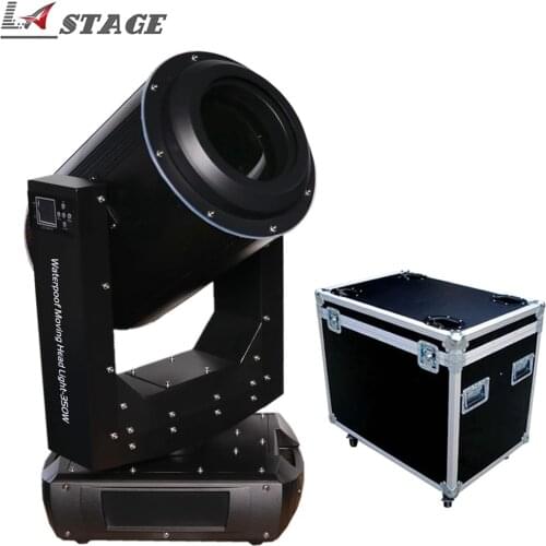 Free Shipping 1-in-1 Flightcase Super Brightness 350w Outdoor Waterproof Beam Spot Moving Head Light