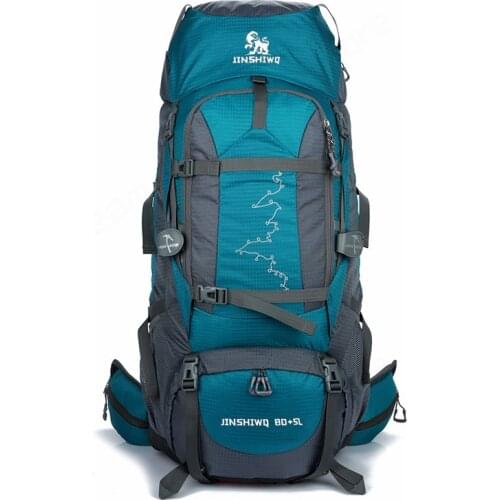 85L Large Outdoor Backpack Waterproof Travel Bags Camping Hiking WomenClimbing Backpacks Rucksack Men Sport bag
