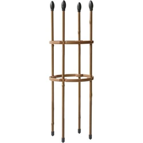 Plant Growth Bracket Gardening Climbing Frame Yellow Plastic H 60cm Stainless Steel Support Rose Trellis