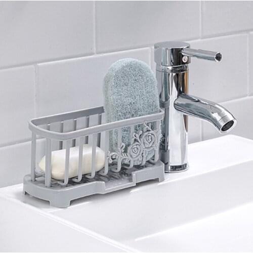 New Sink Organizer Rack Sponge Holder Washing Sponge Storage Multi-function Detachable Rack Bathroom Kitchen Accessories