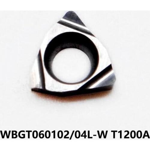 Original Carbide Inserts WBGT060102L-W WBGT060104L-W T1200A WBGT060102 WBGT060104 WBGT 060104 Lathe Cutter Turning Tools CNC