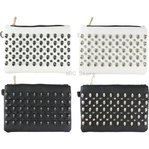 NRC Golf Bag Rain Cover Skull Rivets Handbag Outdoor Portable Mini Golf Bag Multi-functional Rivet large capacity Leisure bag