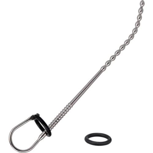 Stainless Steel Long Urethral Catheters Male Penis Plug Urethral Dilator Catheters Sound Stretching Sex Toys For Men