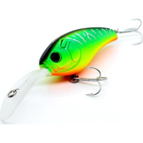 AOCLU wobblers Super Quality 6 Colors 9cm 13g Hard Bait Minnow Crank Fishing lures Bass Fresh Salt water 6# VMC hooks