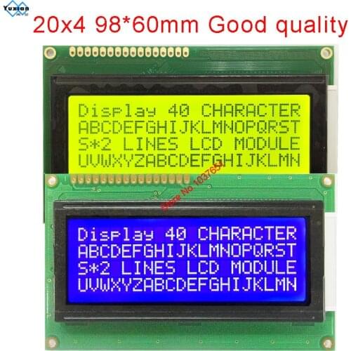 LCD module 20*4 2004 2004A display screen 3.3v 5v 98*60mm LC2041 good quality HD44780