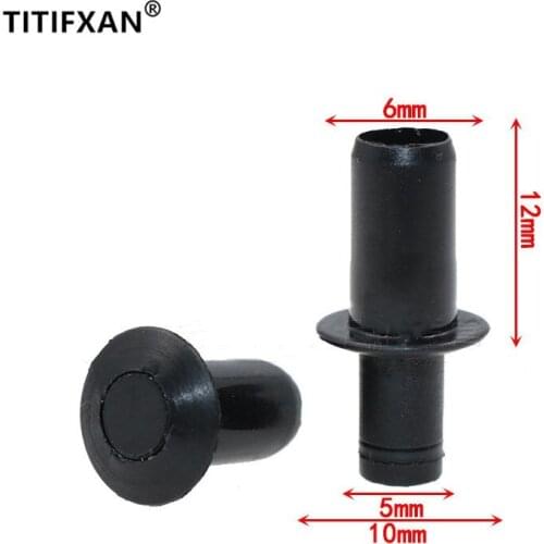 5PCS Car deflector wiper cover plank exterior trim push-in plastic fasteners clips for Mercedes-Benz C / E / S series