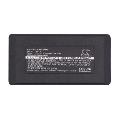Cameron Sino 2600mAh battery for FALARD RC 012 RC12 RC12R RC12RI RCIR12 TIM12 BL7.2 Crane Remote Control Battery