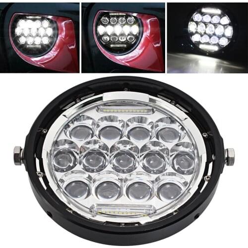 Motorcycle Accessories 7" LED Projection Headlight For HARLEY Touring Softail With Headlight Trim Ring