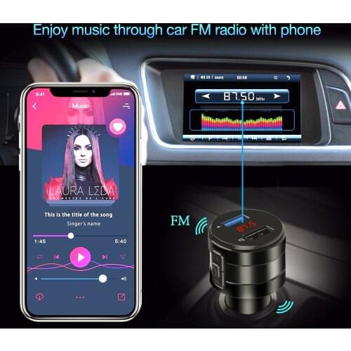 Handsfree Bluetooth Car USB Charger FM Transmitter Wireless Radio Adapter MP3 Player 3.1A USB Charger For Autoradio All Phones