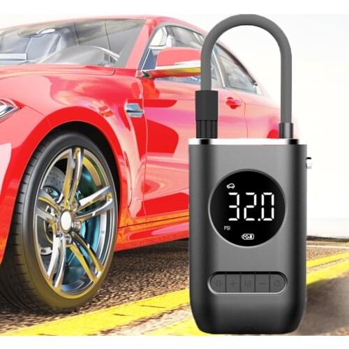 Car Air Compressor Car Tyre Inflator Motorcycle Bicyle Tire Inflatable Digital Mini Portable Electric Auto Pump For Bike Ball