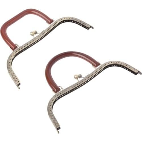 Wood Handle Purse Frame Wooden Bag Handle DIY Handbag Accessories