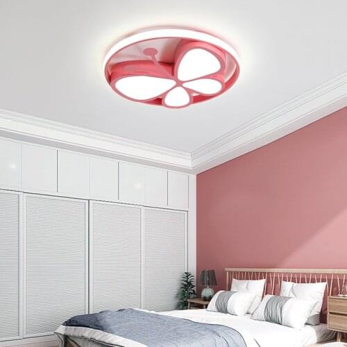 Pink Butterfly Baby Room Ceiling Lights For Girls Room Princess Lamp Baby Room Girl Lamp Kids Room Light Fixtures Baby Light