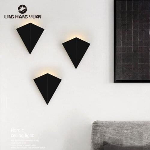 DIY Art Decoration Modern Led Wall Light 3W Metal Sonces Wall Lamp For Home Living room Bedroom Bedside Lamp Corridor Light 220V