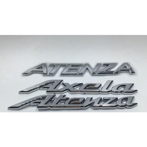For Mazda Axela Atenza Emblem Badge Logo Rear Trunk sticker decal For Mazda 2 3 6 MS3 M6 Mazdaspeed JDM cx-5