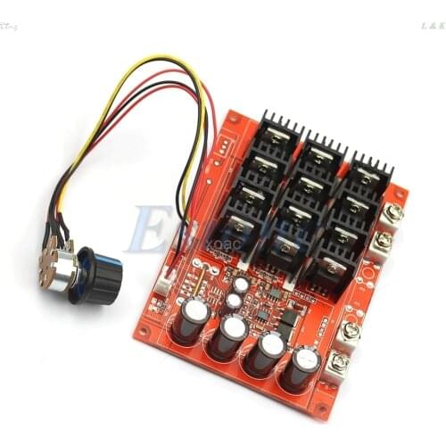 DC 10-50V 60A Motor Speed Control PWM HHO RC Controller 12V 24V 48V 3000W MAX M07 dropship