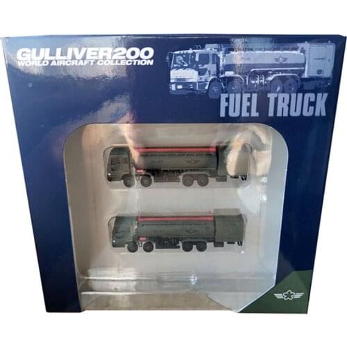 Diecast Alloy 1:200 Daily Ground Handling Simulation Truck Model Airport Fuel Tank Car for Collection Gift Souvenir Collectible